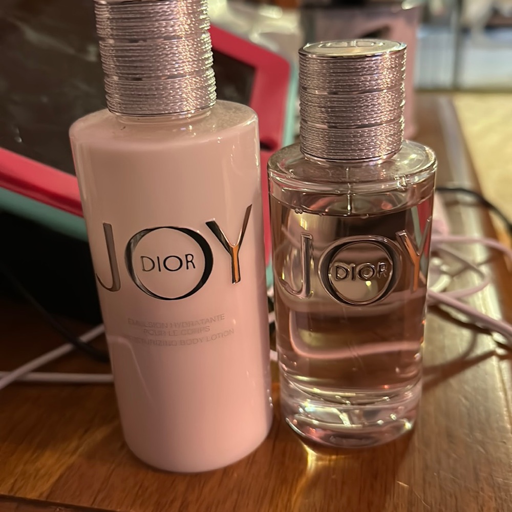 Dior joy Perfume and lotion.